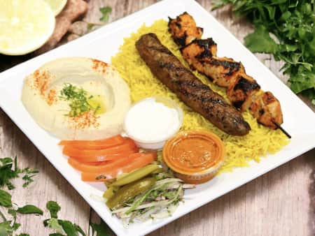 image of Tawook & Kafta Plate