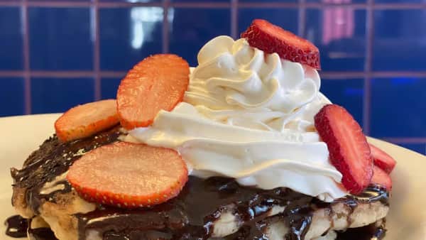 image of Riverside Mudslide Pancakes Breakfast Meal