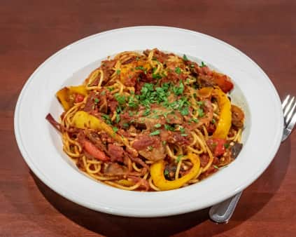 image of Sausage & Peppers Linguini