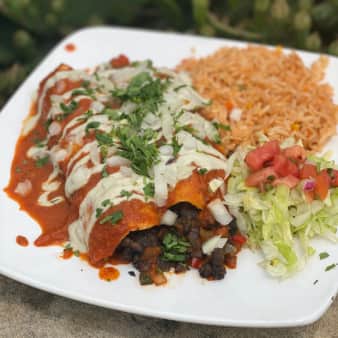 image of Chipotle Mushroom Enchiladas (V)