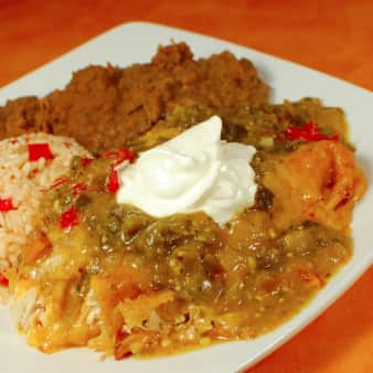 image of Colorado Green Chile Enchiladas 