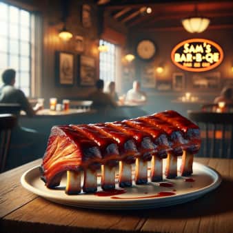 image of Baby Back Ribs -1/4 Rack
