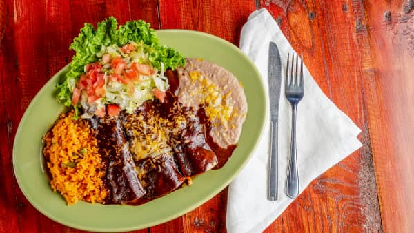 image of 19. Enchilada Plate