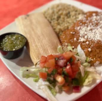 image of Tamale Dinner: Rojo Pork