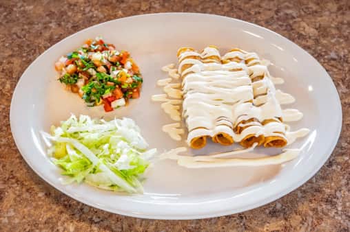 image of #14 Beef Rolled Crispy Tacos