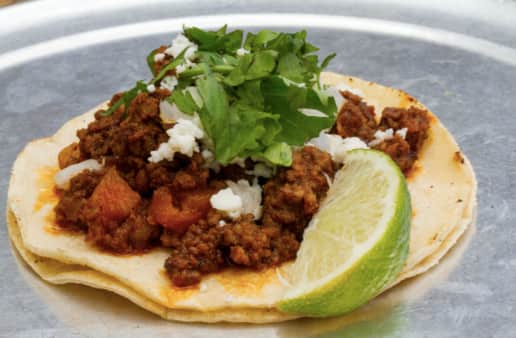 image of Papas Con Rajas Taco
