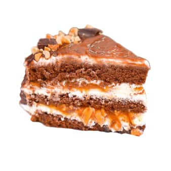 image of A piece of Snickers