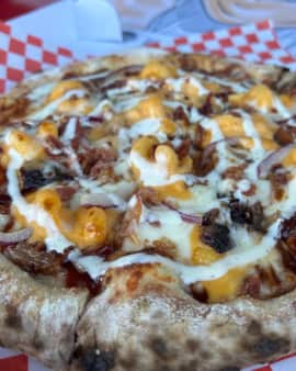 image of The Outlaw BBQ Mac Pizza