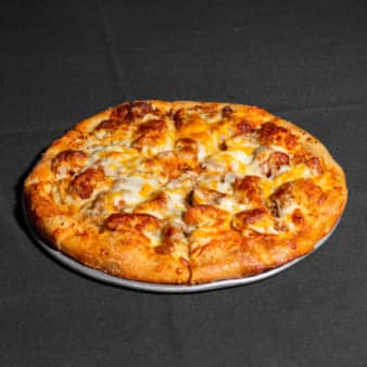 image of Ultimate 4 Cheese Steak ' Chicken Finger Pizza