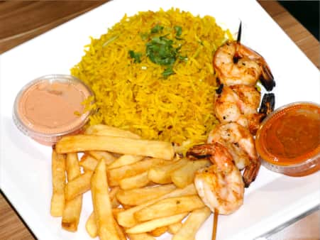 image of Kids- Shrimp (1 Skewer) Plate 