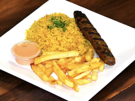 image of Kids- Kafta (1 Skewer)  Plate 