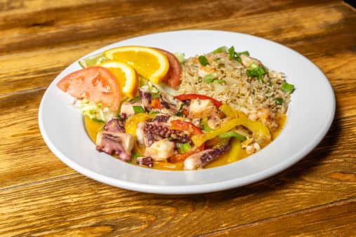 image of Octopus Plate with Choice of Sauce