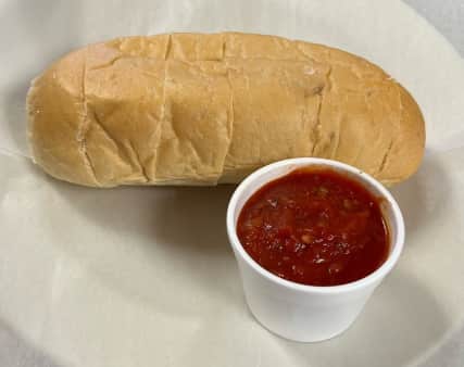 image of Loaf Bread with Sauce