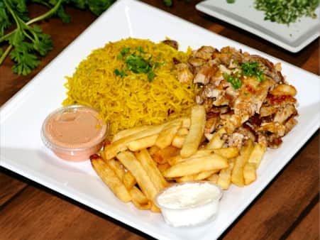 image of Kids- Chicken Shawarma Plate 