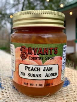 image of No Sugar Added Peach Jam