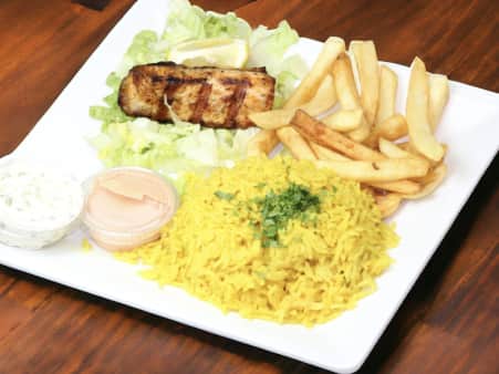 image of Kids- Salmon (3oz) Plate 