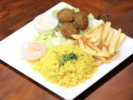 image of Kids- Falafel Plate 3pcs