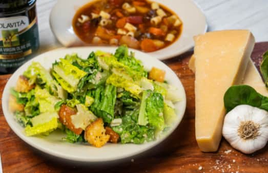 image of Soup & Caesar Salad