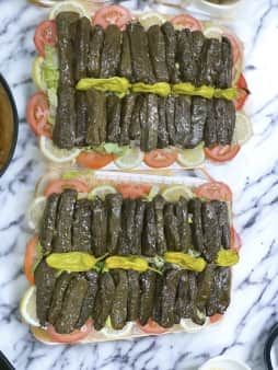 image of 12.99Homemade Veggie Grape Leaves 12PCS