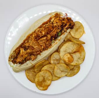 image of Buffalo Chicken Cheese Steak Sub