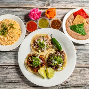 image of Plato 3 Tacos Combo  