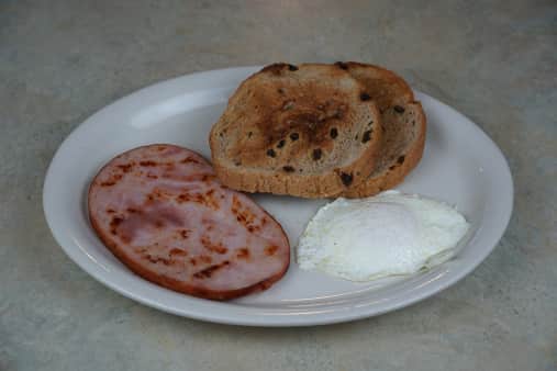 image of One Egg, Meat, & Toast 