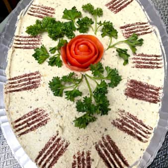 image of 39.99Baba Ghanouj Half Tray