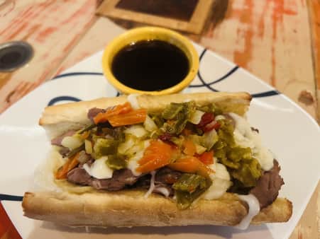 image of Loaded Italian Beef Sandwich