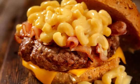 image of Bacon Mac & Cheese Burger
