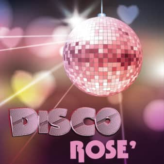 image of Disco Rose -(GLITTER WINE)