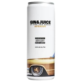 image of Gin & Juice Cocktail Apricot 12oz Can