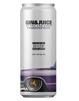 image of Gin & Juice Cocktail Passion Fruit 12oz Can 