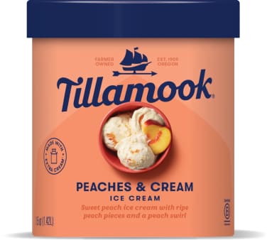 image of Peaches & Cream Ice Cream