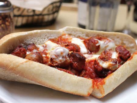 image of Sausage Peppers & Onions Hero