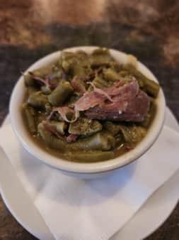 image of Green Beans w/ Smoked Turkey