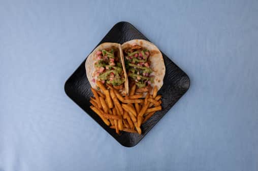 image of 3 Chicken Taco Plate
