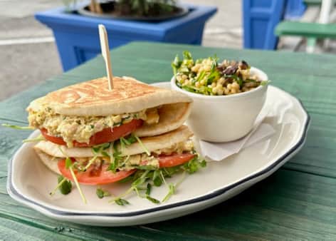 image of Smashed Chickpea Sandwich