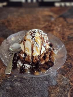 image of Fried Gooey Butter Cake 