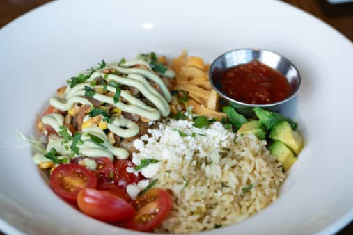 image of Walleye Taco Bowl