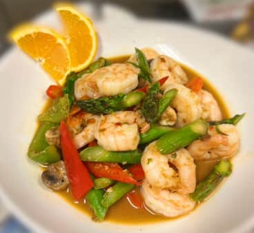 image of SEA-6 Shrimp Asparagus
