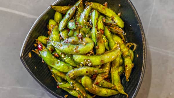image of Spicy Garlic Edamame