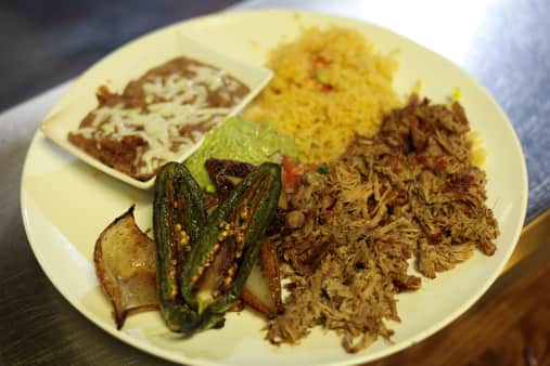 image of Pork Carnitas Plate