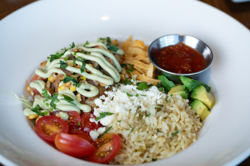 image of Walleye Taco Bowl