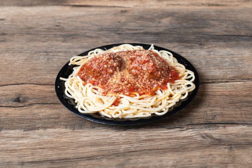 image of Spaghetti with Meatballs & Garlic Bread