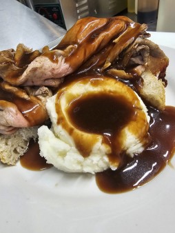 image of Open Face Roast Beef Sandwich