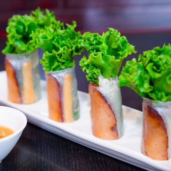 image of Pork Spring Rolls (Nem Nướng Cuốn)