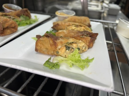image of Salmon Egg Rolls