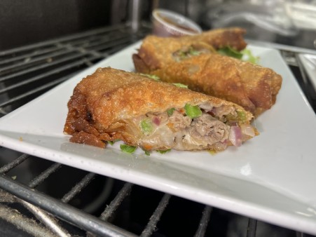 image of Philly Cheese Egg Roll