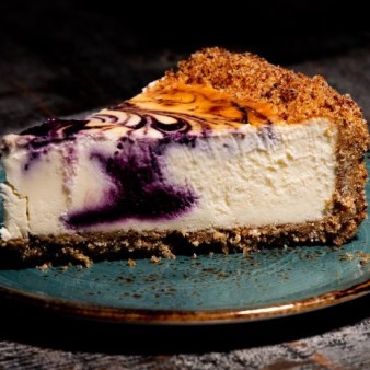image of Cotton Blues Blueberry Cheesecake Slice