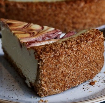image of Cotton Blues Strawberry Cheesecake Slice